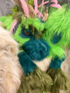 furry forest dragon puppet