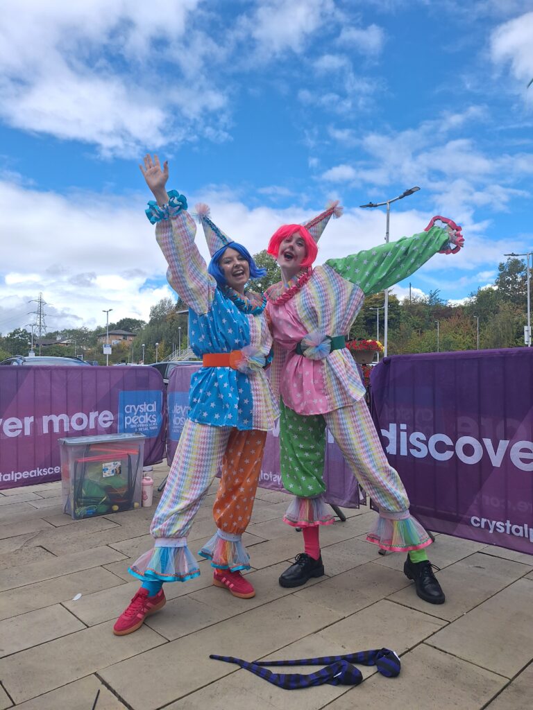 Circus clown character costumes
