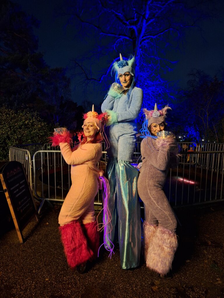 trio of unicorns
