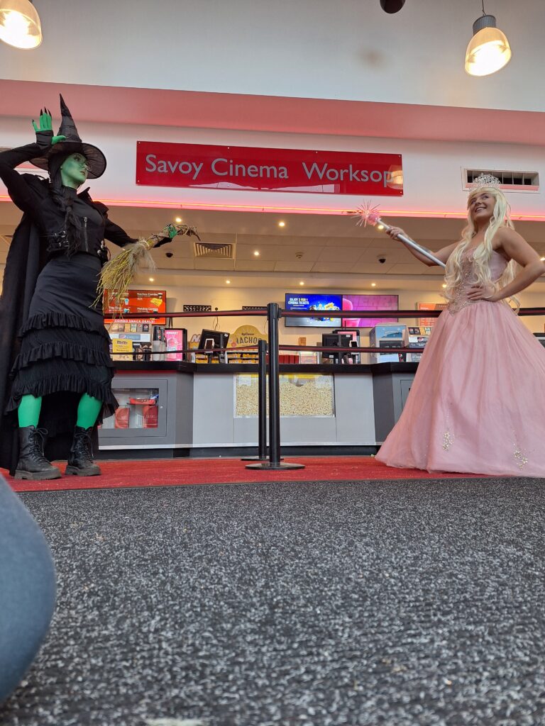 Movie witches at Savoy cinema